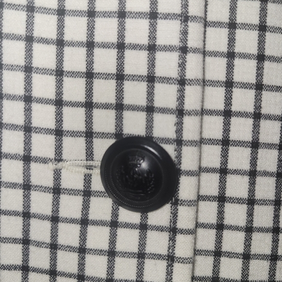 Cabi Windowpane Plaid Jacket with Shoulder Pads - Picture 3 of 16